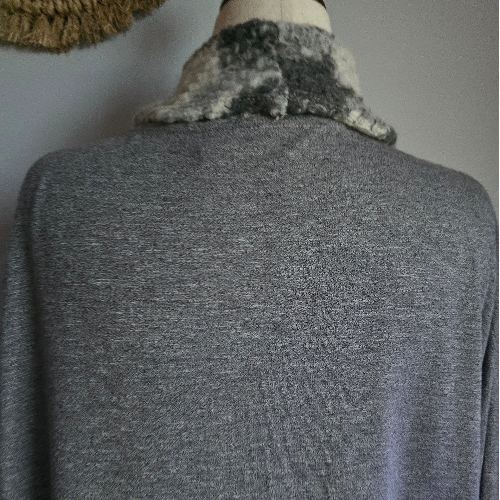 Anthropologie Dolan Gray Nuage Oversized Houndstooth Mohair Knit Cardigan SZ XS - Picture 8 of 11